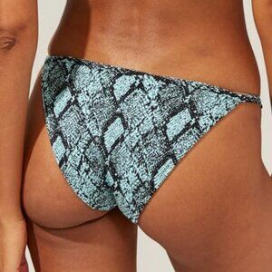 NWT Solid & Striped Fresh Air Blue Snake Jacquard Lulu Bikini XS/M